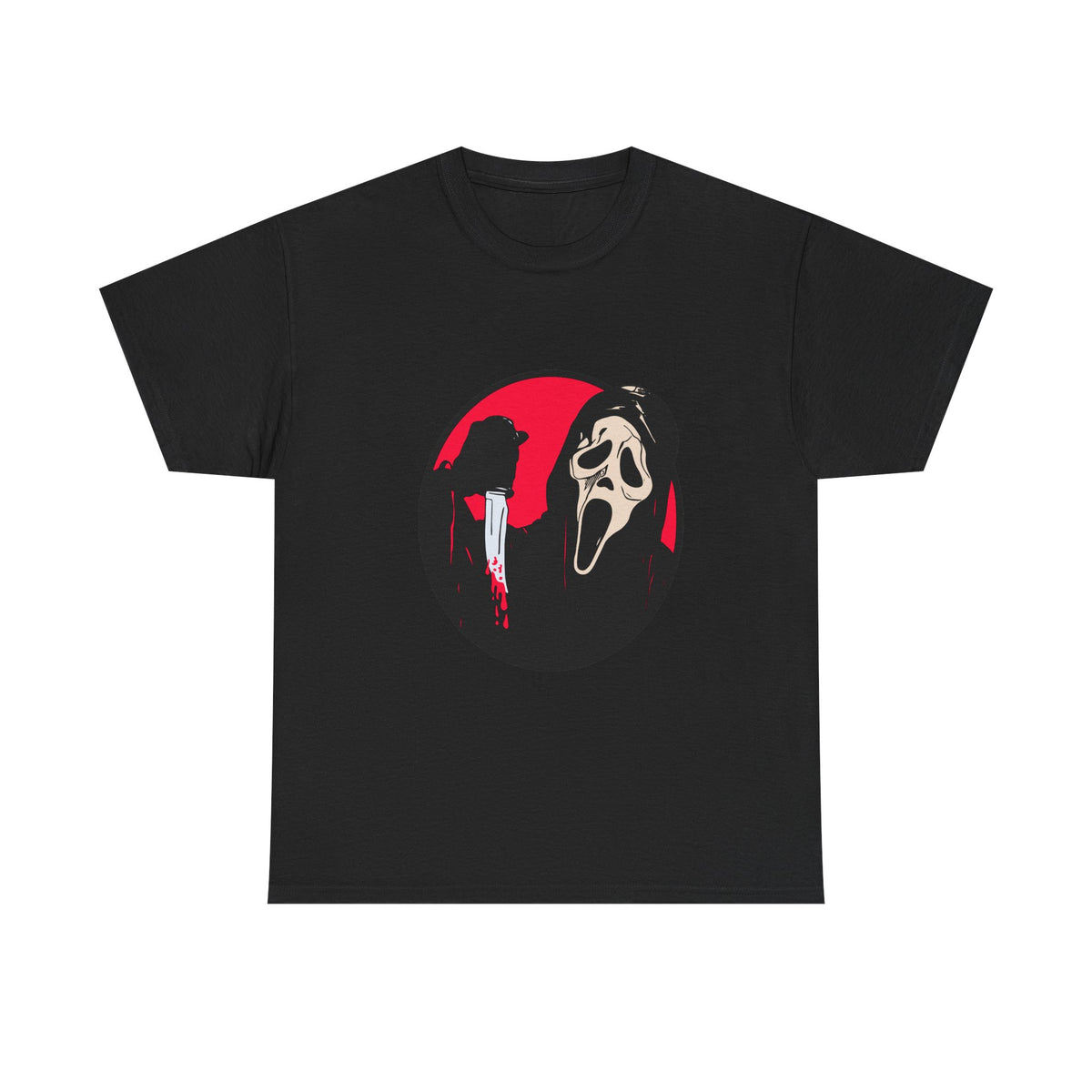 Scream Mask Horror Movie T-Shirt