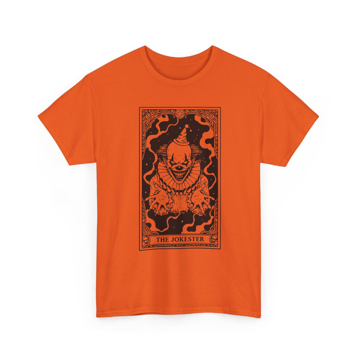 The Jokester Tarot T-Shirt — Gothic Clown Graphic Tee