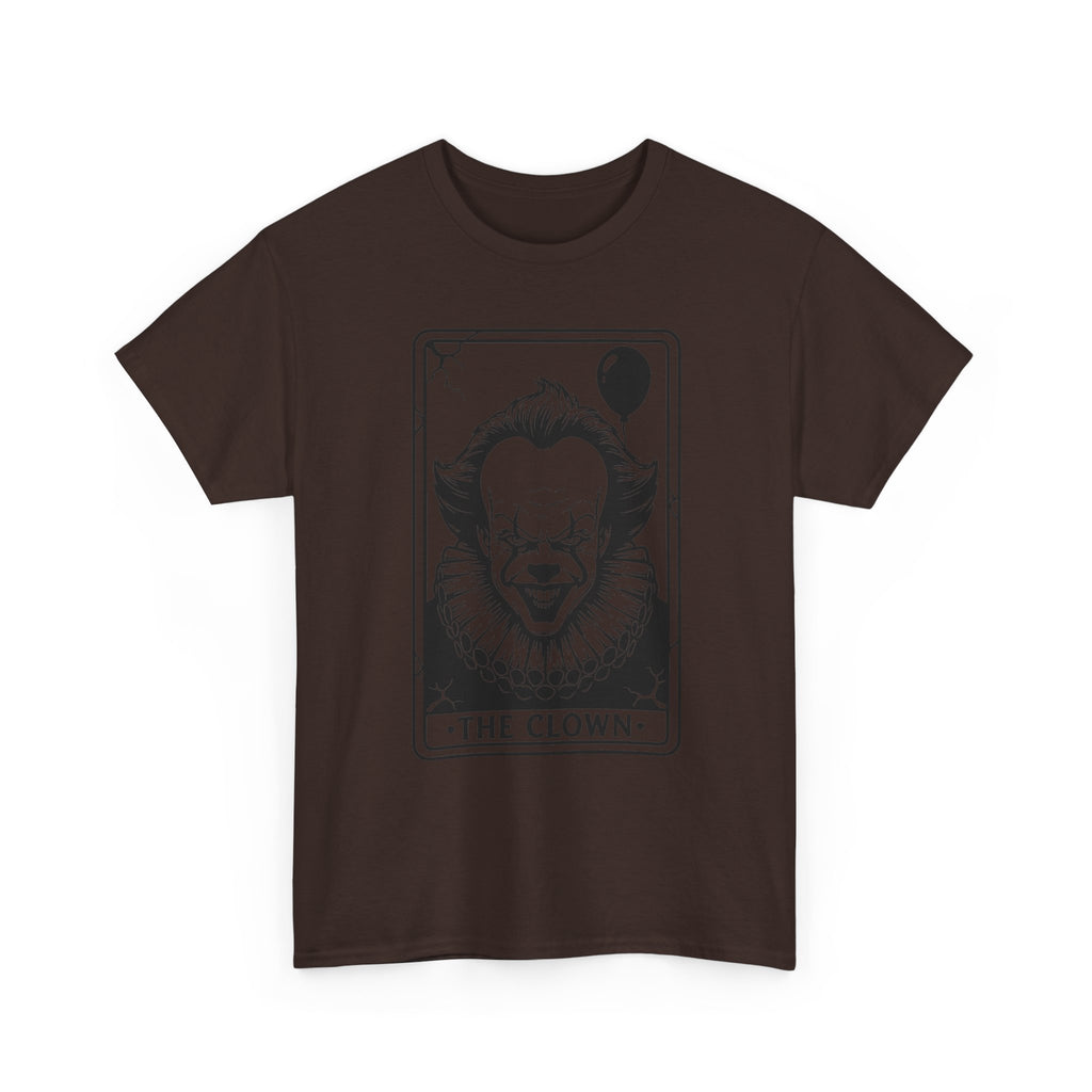 Horror Clown Tarot T-Shirt — 'The Clown' Graphic Tee