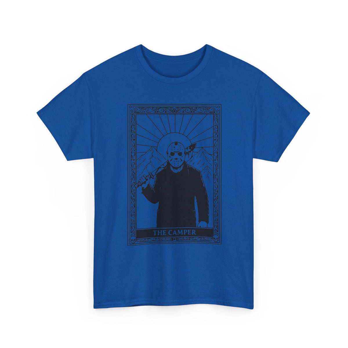 Skull Saint Graphic Tee — Mountain Tarot Illustration