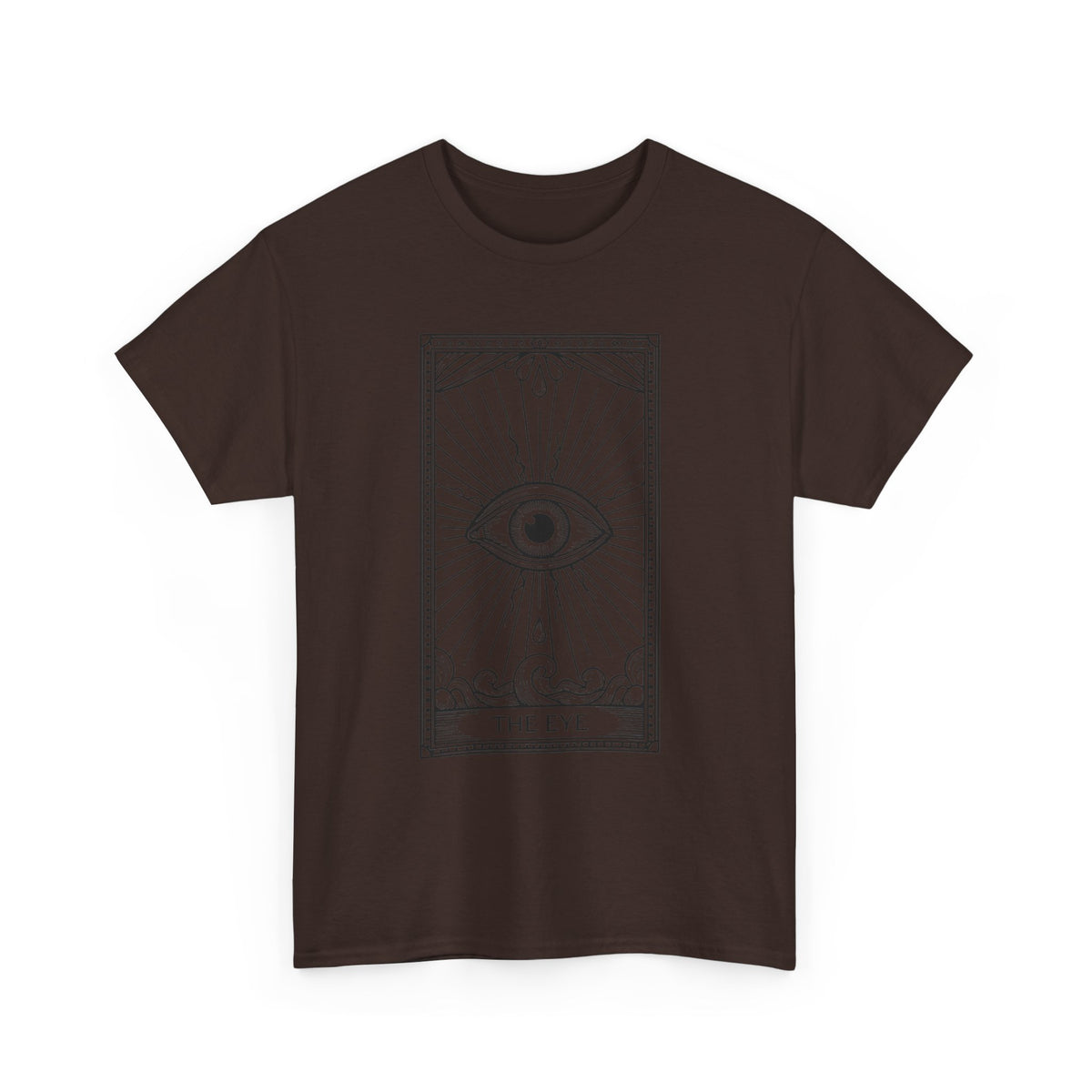 Tarot 'The Eye' Graphic Tee — Mystic Occult Card T-Shirt