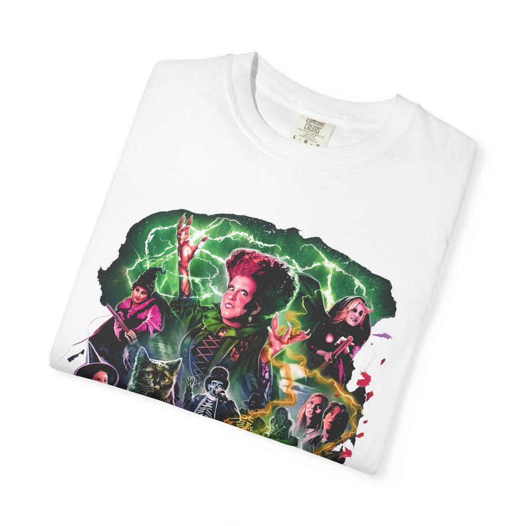 Horror Movie Collage T-Shirt — Vintage Villains & Monsters Graphic Tee