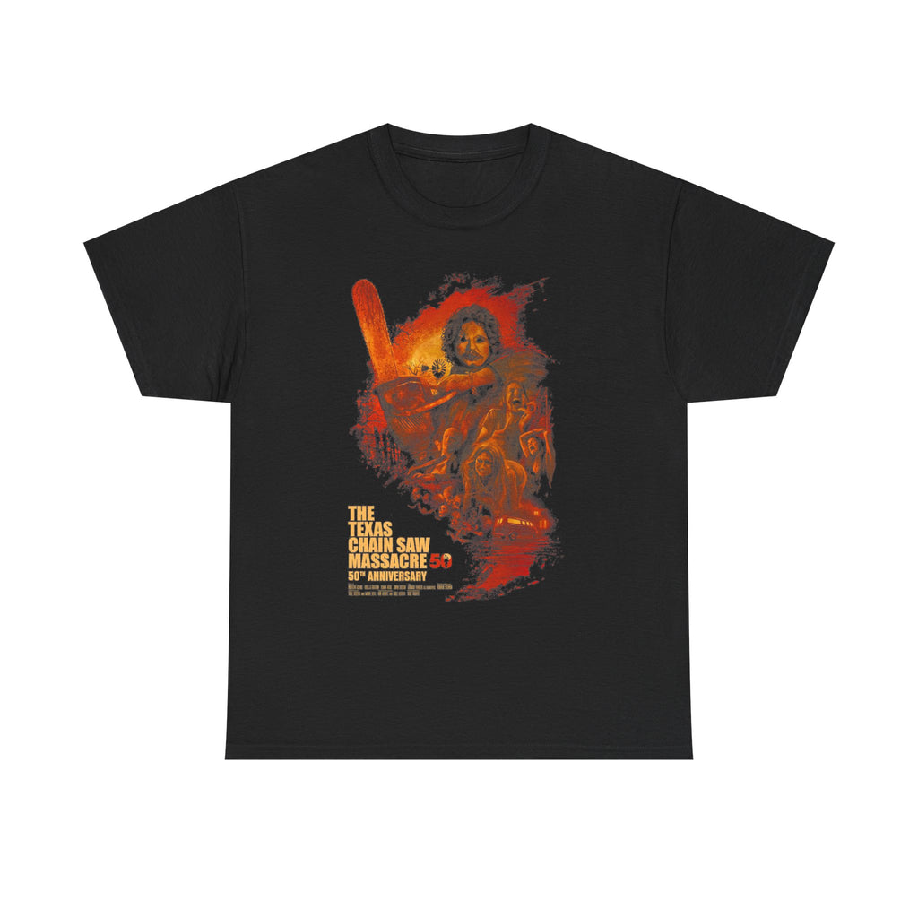 T-Shirt - Vintage Horror Movie Poster Design with “The Last Night” Text