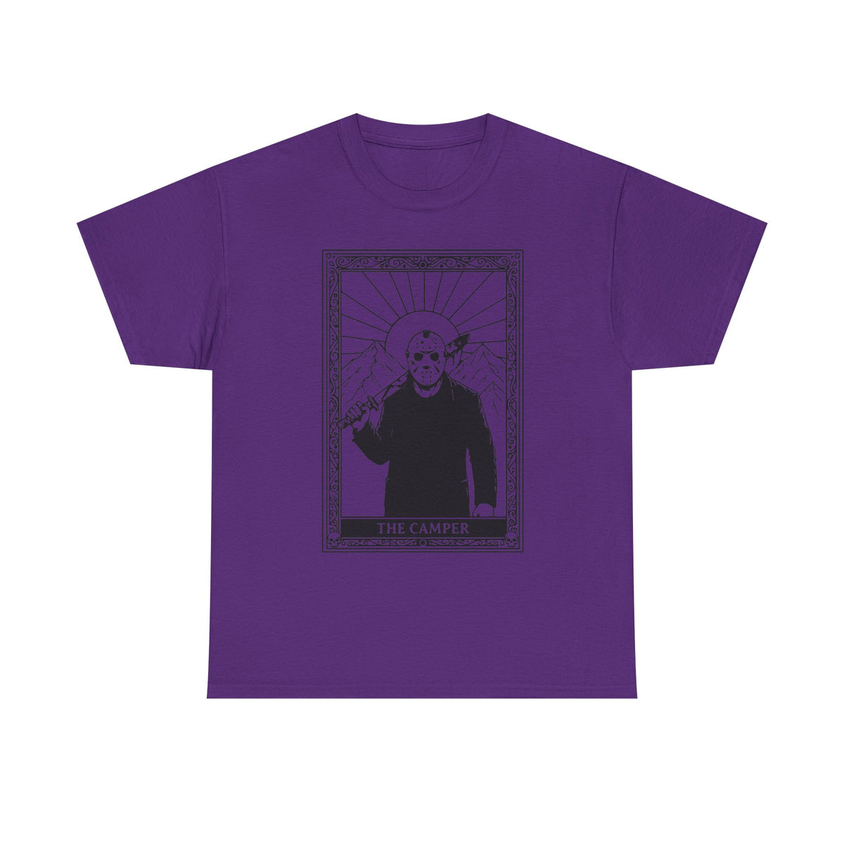 Skull Saint Graphic Tee — Mountain Tarot Illustration