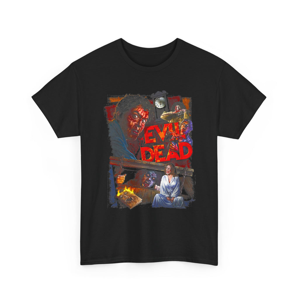 Evil Dead Retro Horror T‑Shirt — Vintage Movie Poster Tee