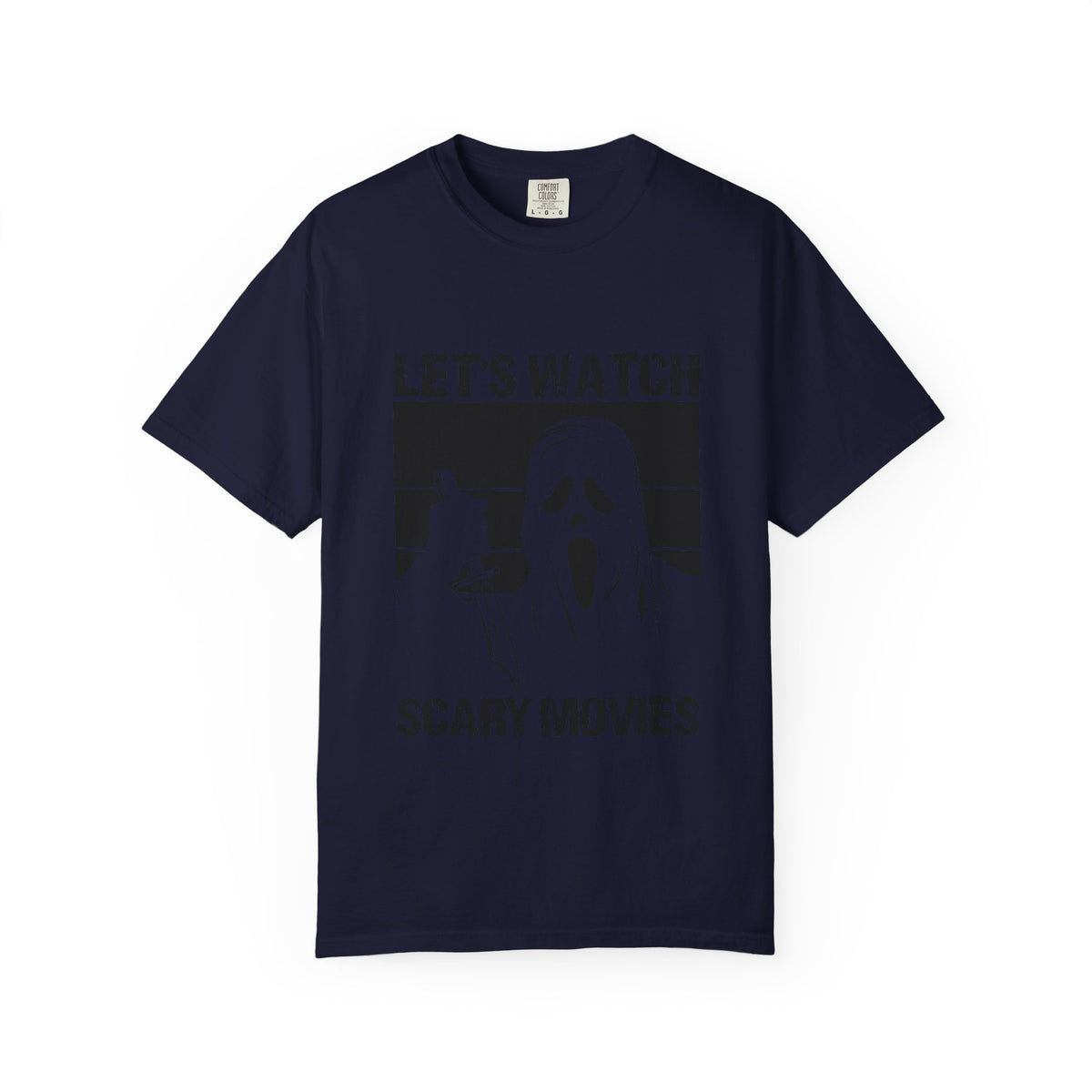 Scary Movies Tee — "Let’s Watch Scary Movies" Horror Graphic T-Shirt