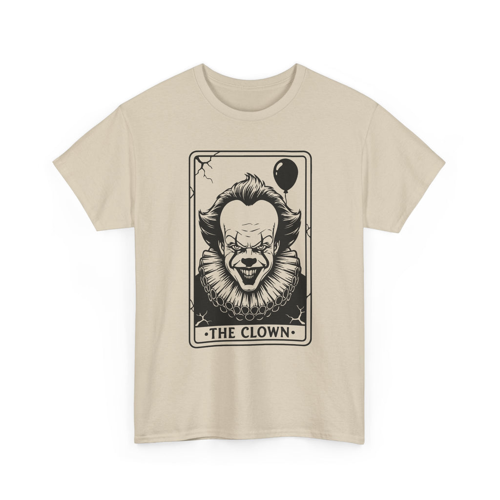 Horror Clown Tarot T-Shirt — 'The Clown' Graphic Tee