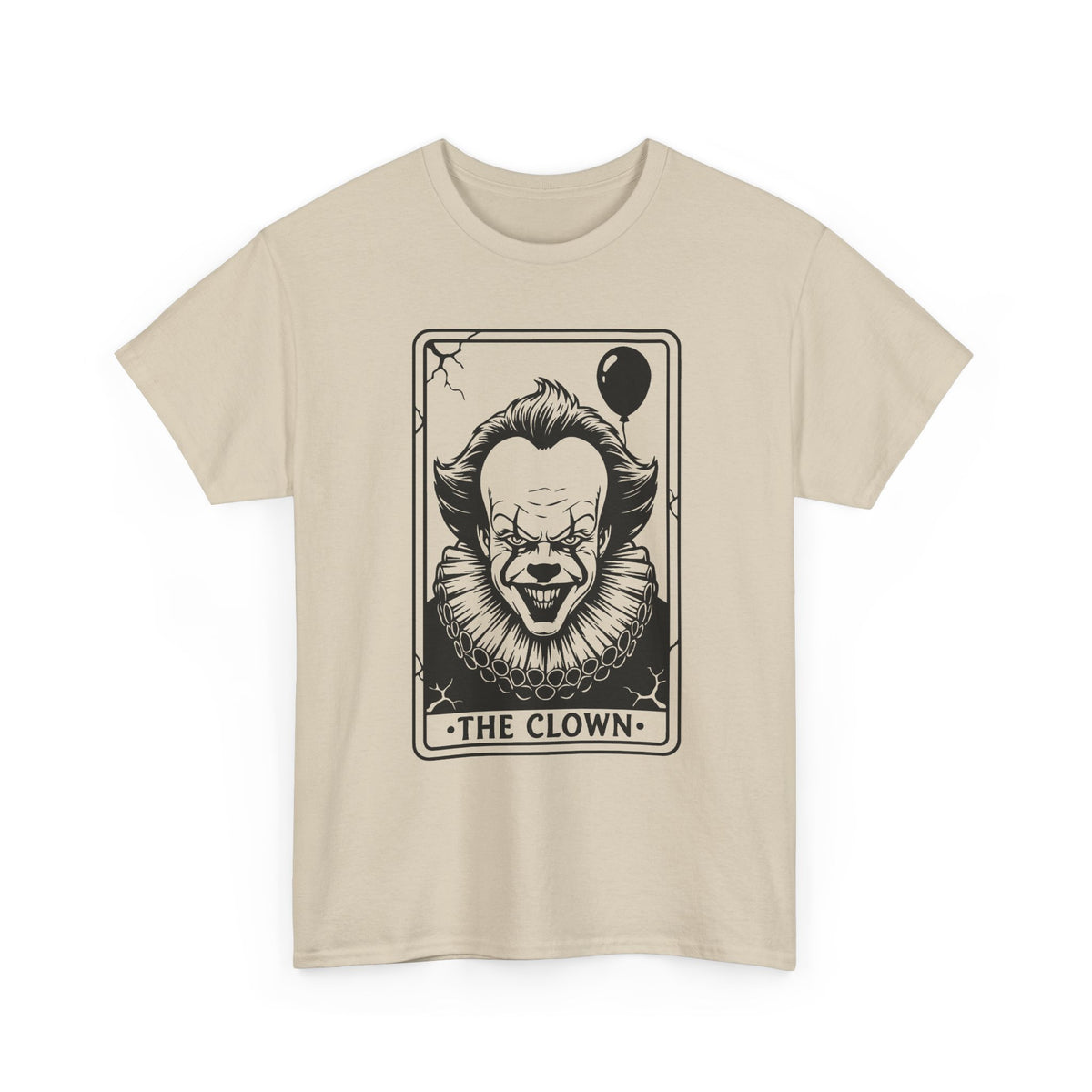Horror Clown Tarot T-Shirt — 'The Clown' Graphic Tee