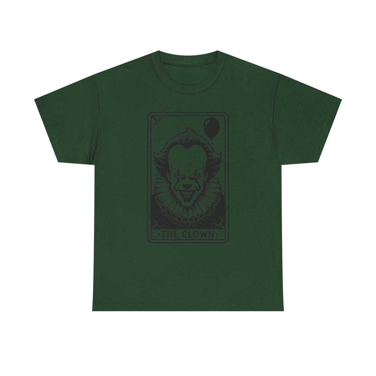 Horror Clown Tarot T-Shirt — 'The Clown' Graphic Tee