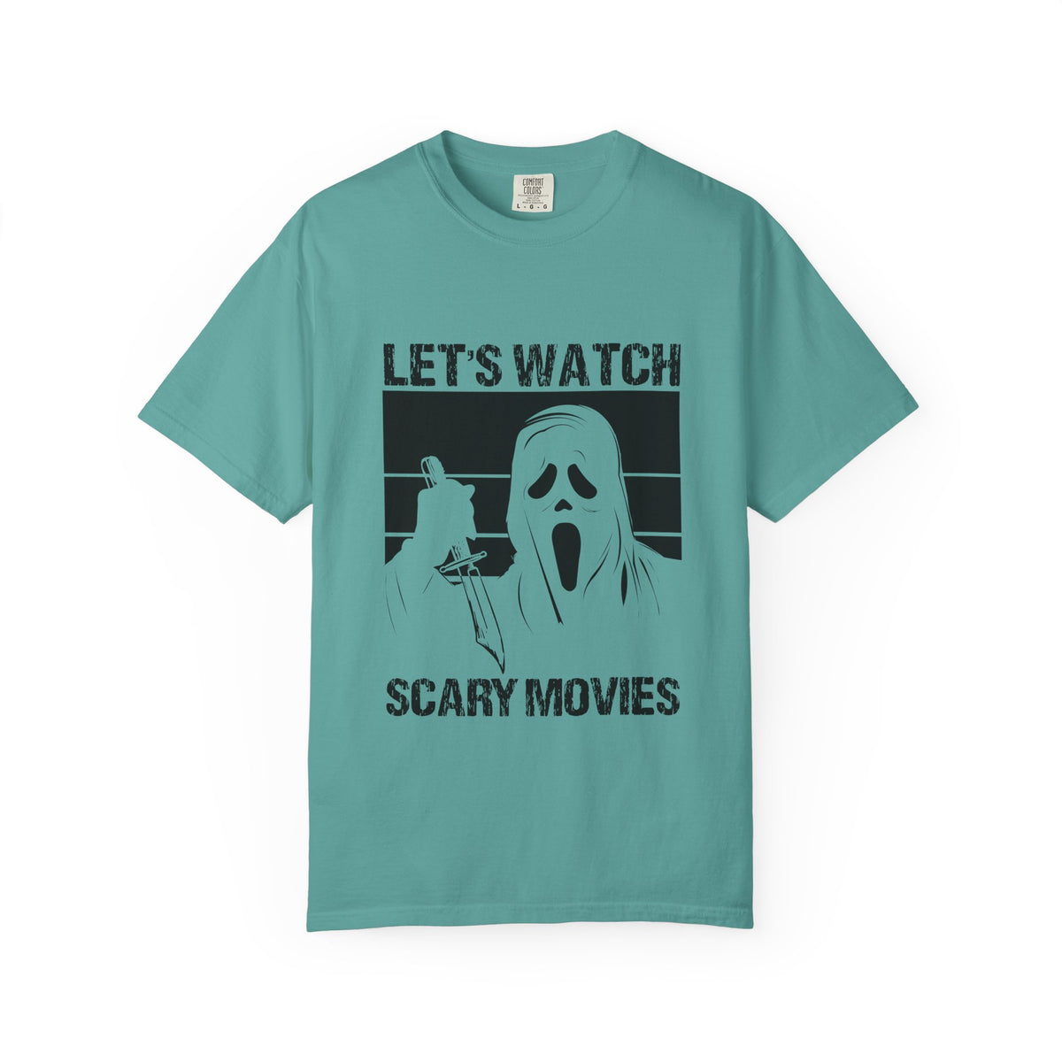 Scary Movies Tee — "Let’s Watch Scary Movies" Horror Graphic T-Shirt