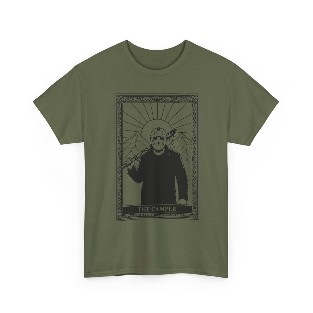 Skull Saint Graphic Tee — Mountain Tarot Illustration