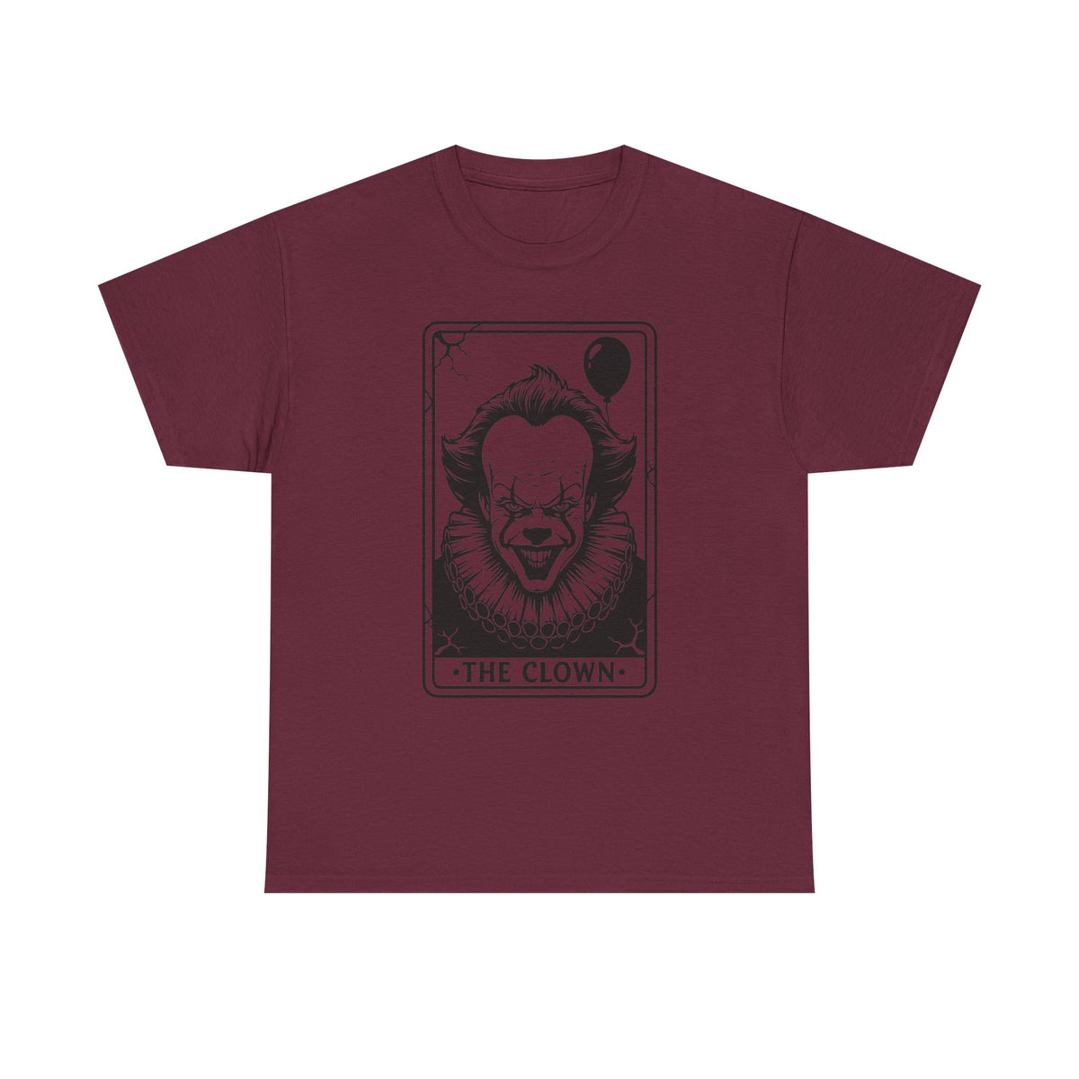 Horror Clown Tarot T-Shirt — 'The Clown' Graphic Tee