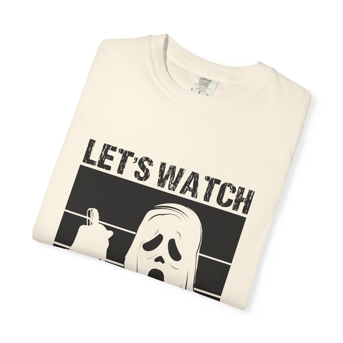 Scary Movies Tee — "Let’s Watch Scary Movies" Horror Graphic T-Shirt