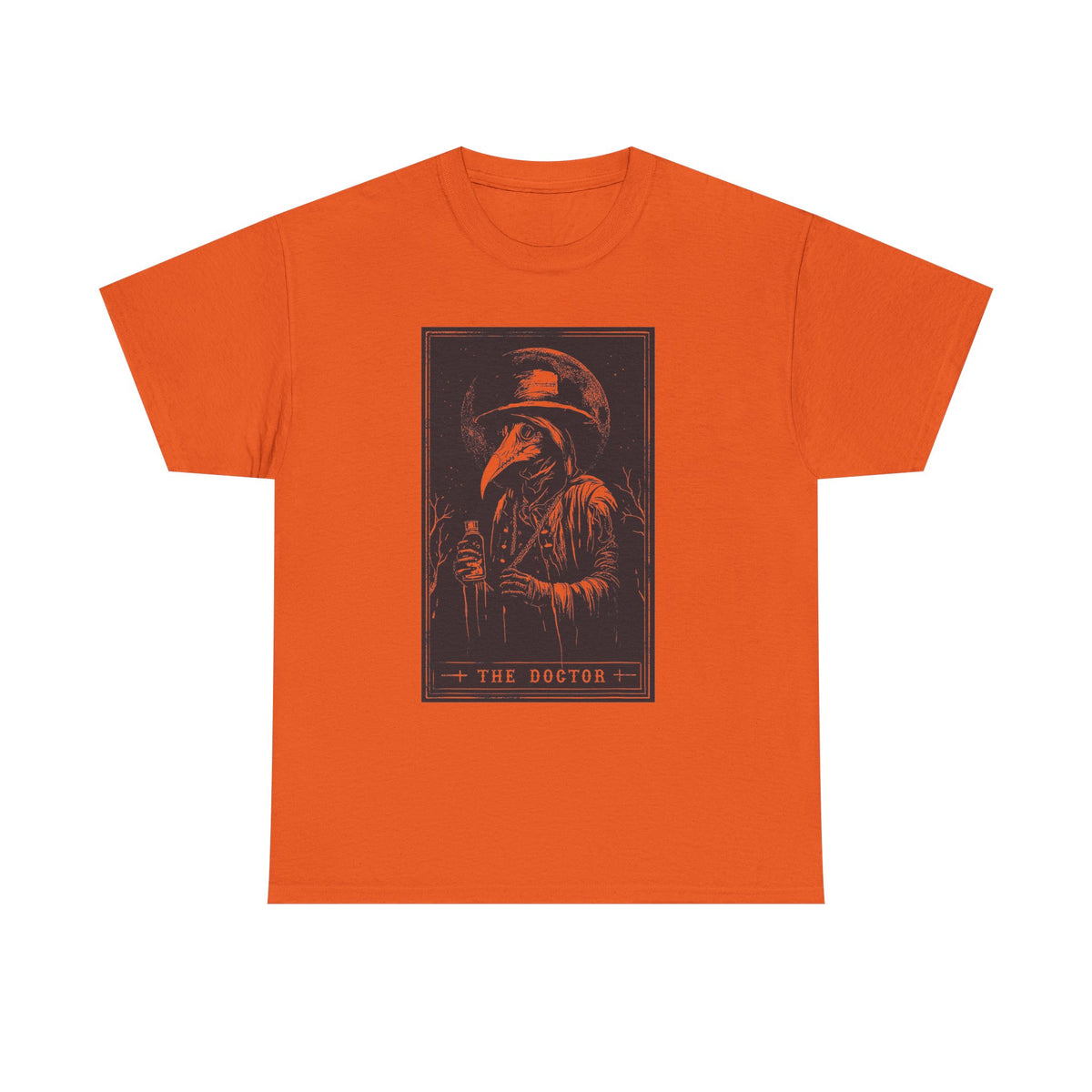 Graphic Tee — 'The Doctor' Plague Doctor Illustration T-Shirt
