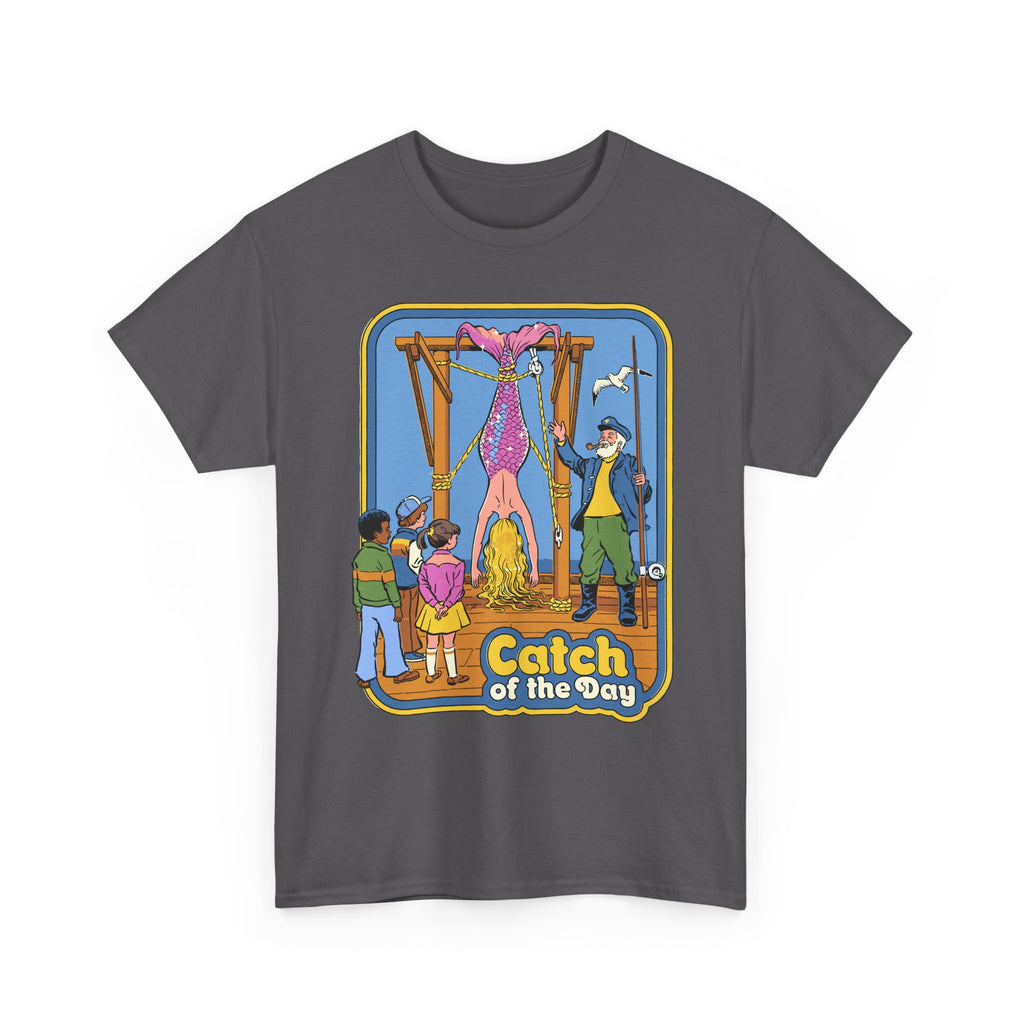 T-Shirt — "Catch of the Day" Retro Fishing Illustration Tee