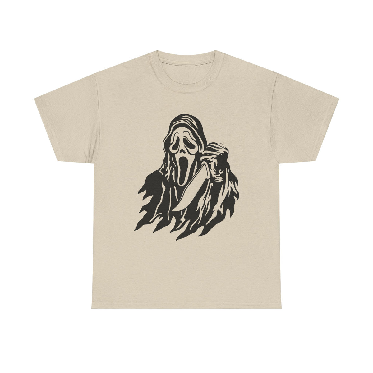 Scream Mask Graphic Tee – Horror Ghost Face T-Shirt