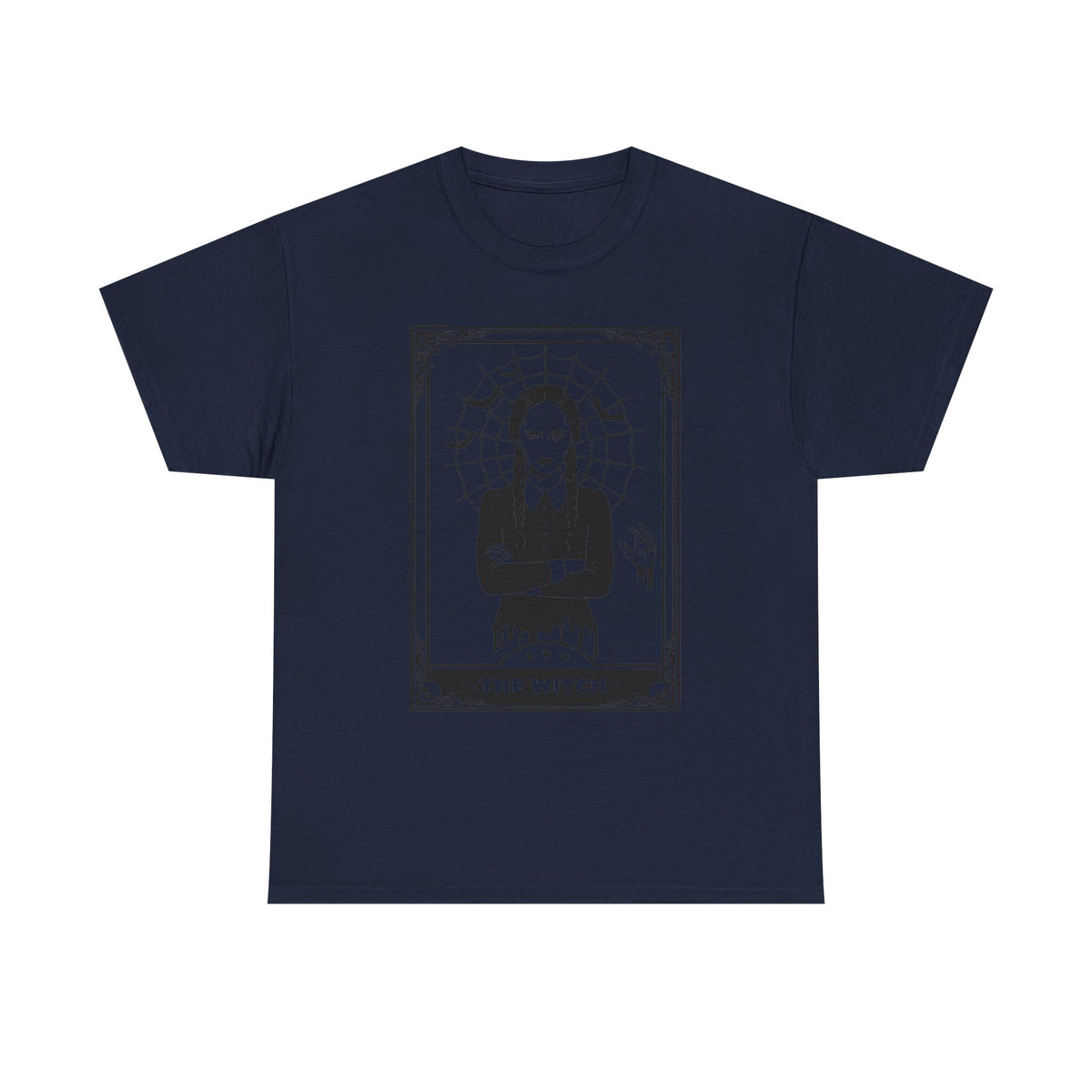 The Witch Graphic Tee - Gothic Tarot-Style Witch T-Shirt