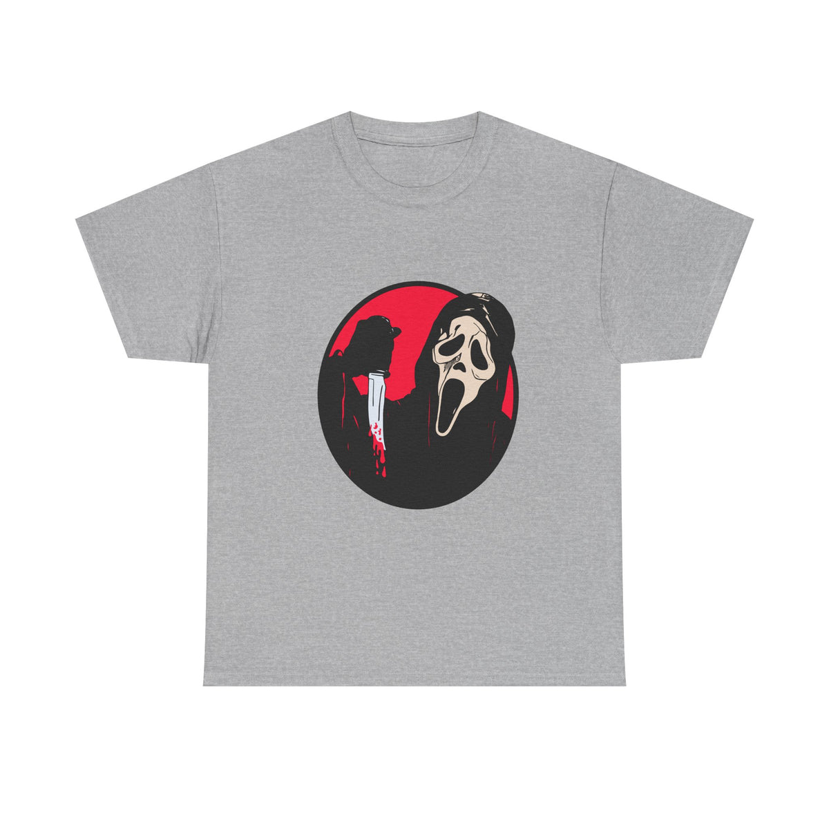 Scream Mask Horror Movie T-Shirt