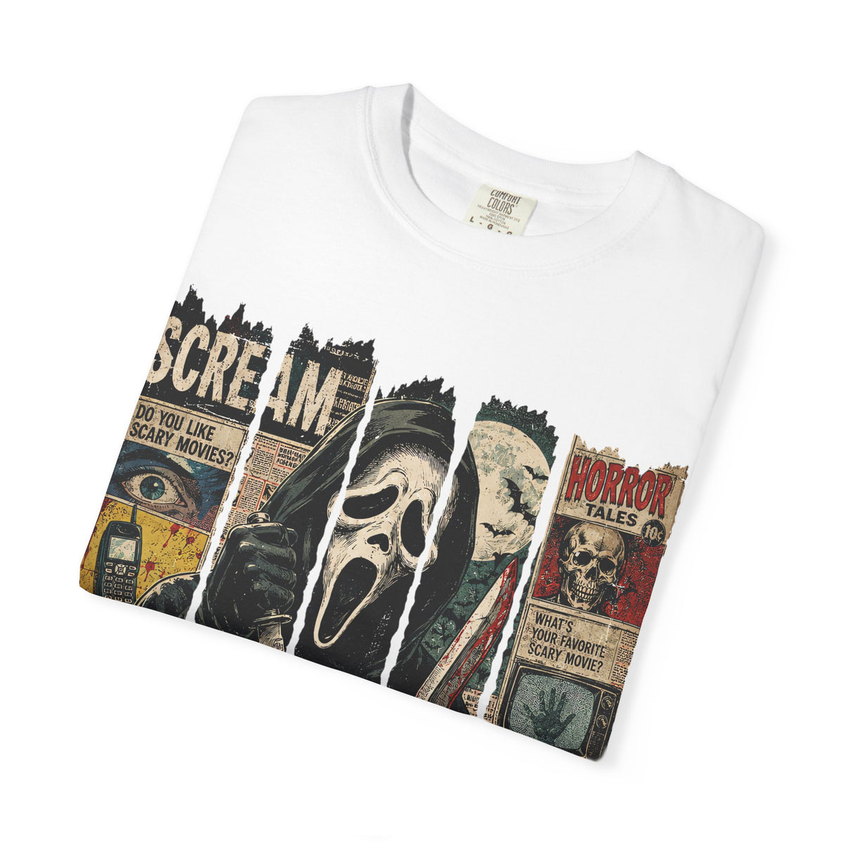 Scream 'Stay Scary' Horror Graphic T-Shirt