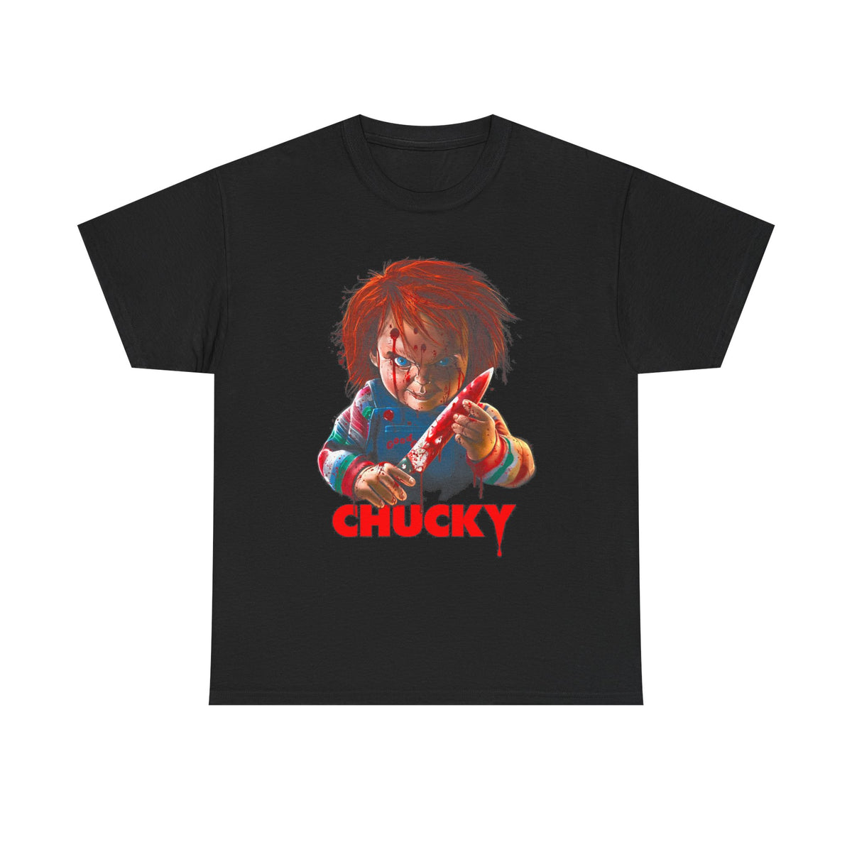 Chucky Graphic Tee — Retro Horror Doll Movie T-Shirt