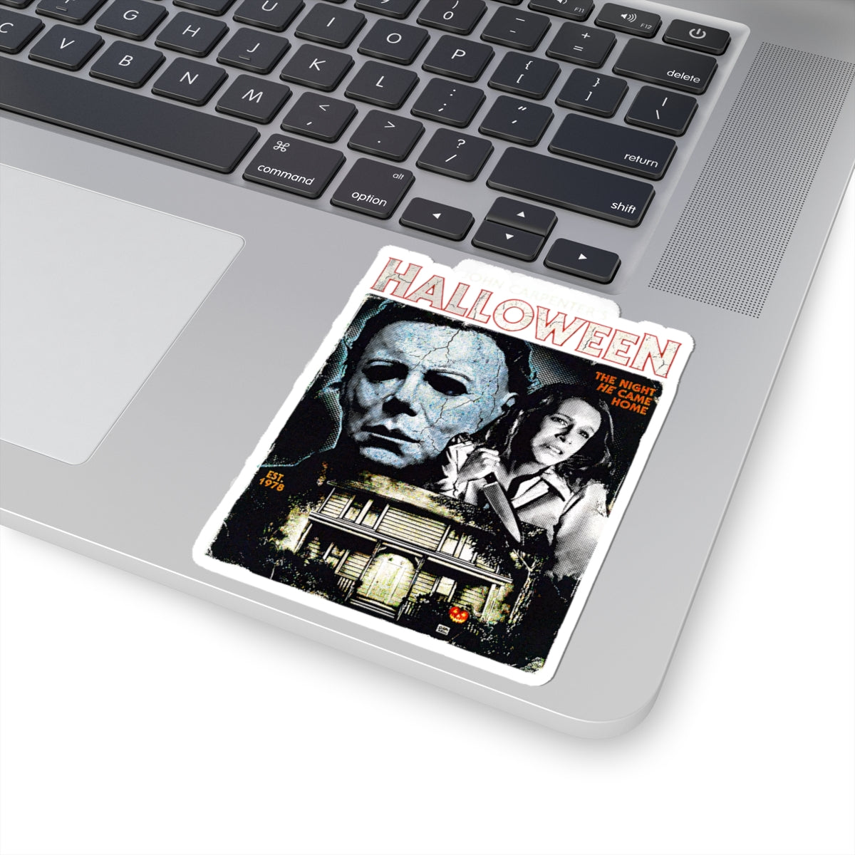 Halloween Movie Poster Kiss-Cut Sticker – Michael Myers "The Night He Came Home"