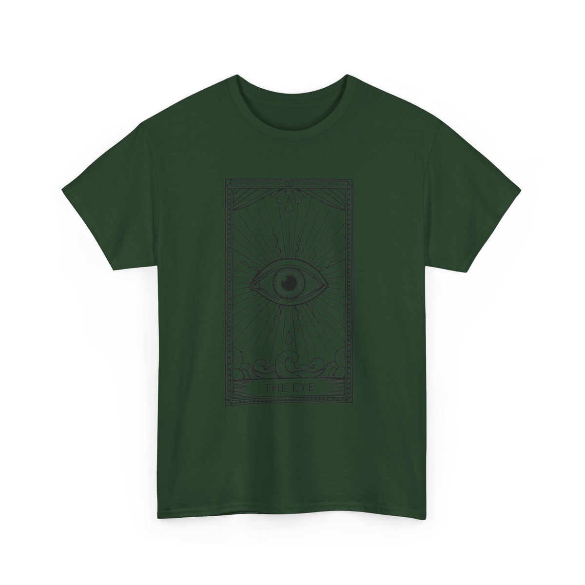 Tarot 'The Eye' Graphic Tee — Mystic Occult Card T-Shirt