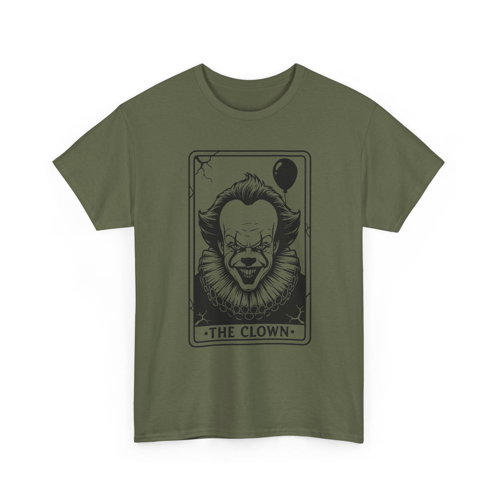 Horror Clown Tarot T-Shirt — 'The Clown' Graphic Tee