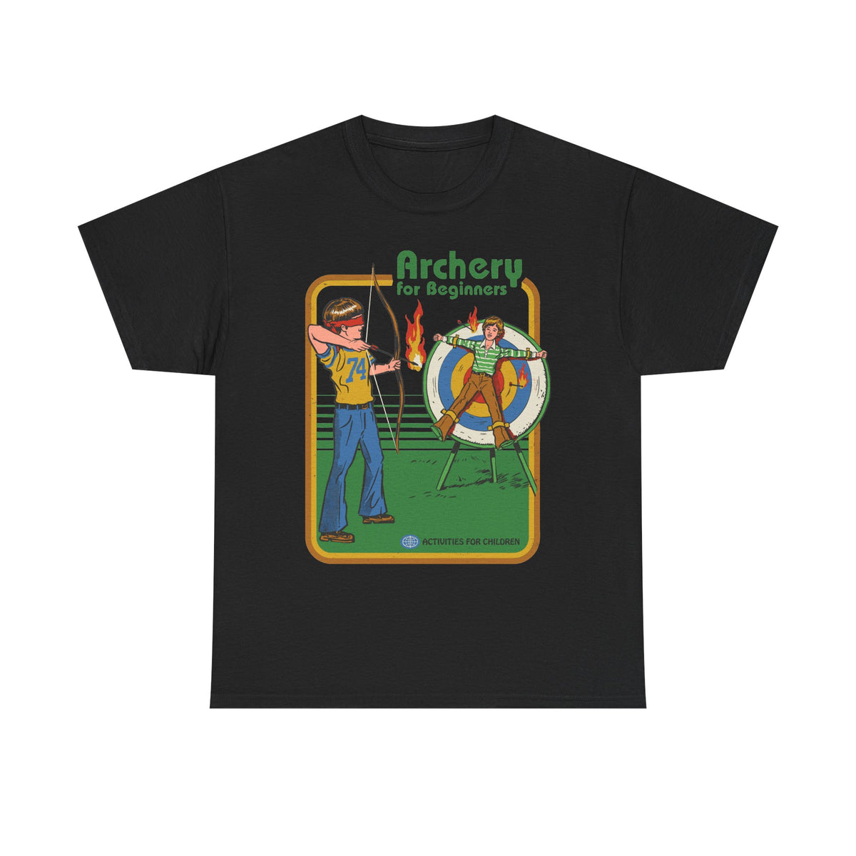 Archery for Beginners T-Shirt — Retro Archery Instruction Tee