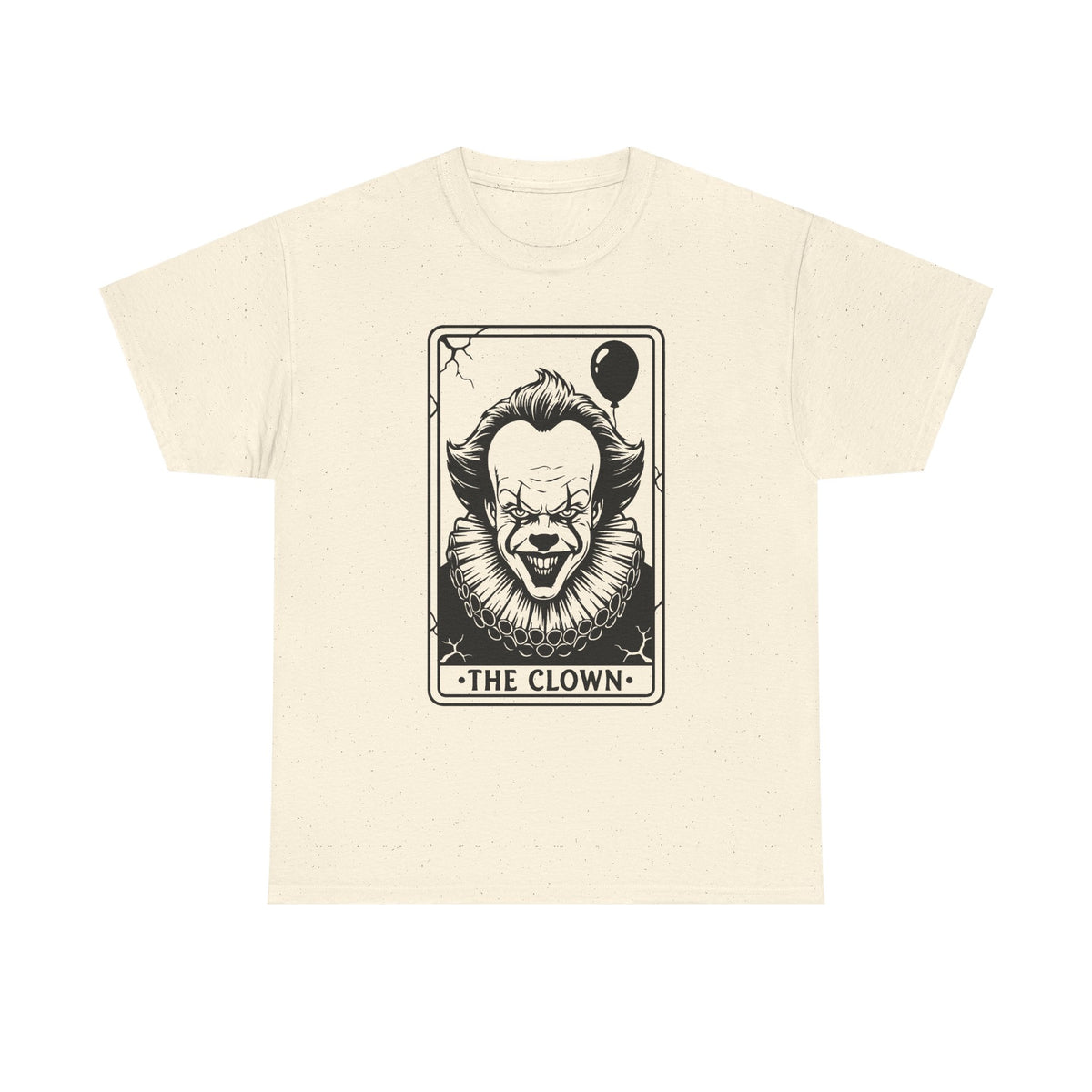 Horror Clown Tarot T-Shirt — 'The Clown' Graphic Tee