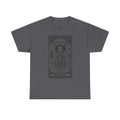 Tarot Nurse Graphic Tee — 'The Nurse' Skeleton Card T-Shirt