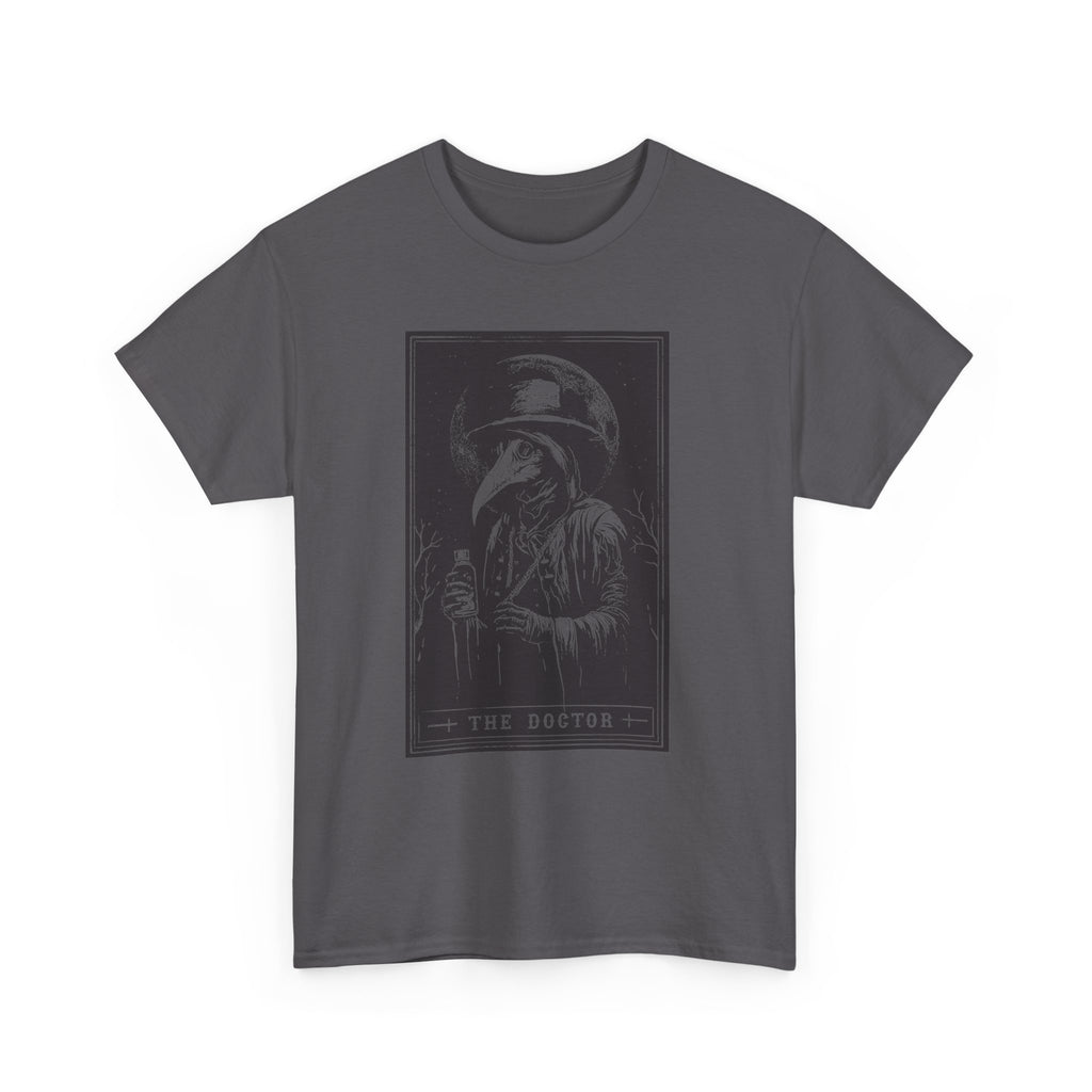 Graphic Tee — 'The Doctor' Plague Doctor Illustration T-Shirt