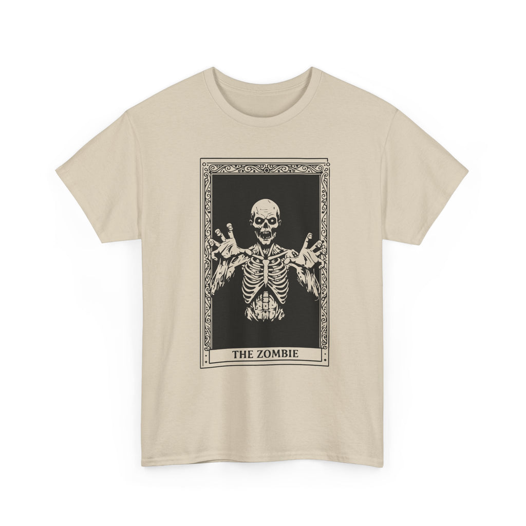 Zombie Tarot T‑Shirt — 'The Zombie' Skeletal Tarot Card Tee