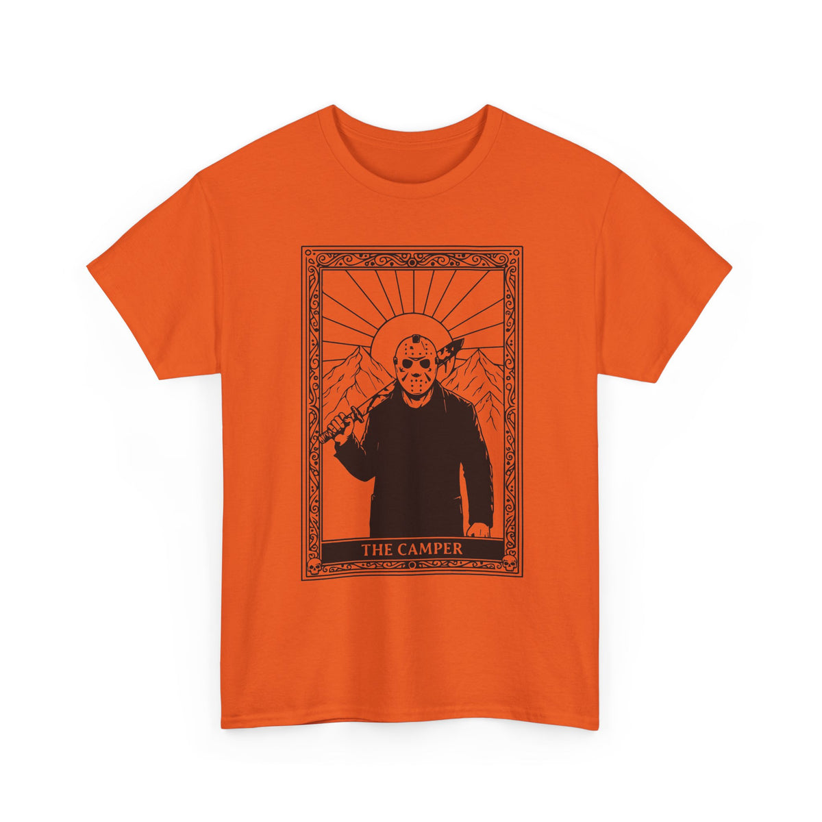 Skull Saint Graphic Tee — Mountain Tarot Illustration