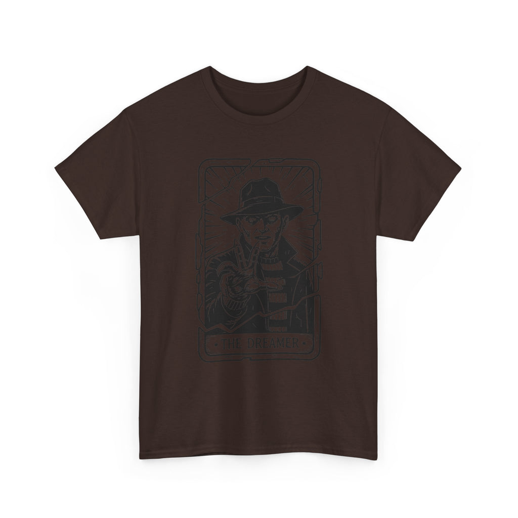 Dreamer Tarot Tee — Vintage Noir Illustration T-Shirt