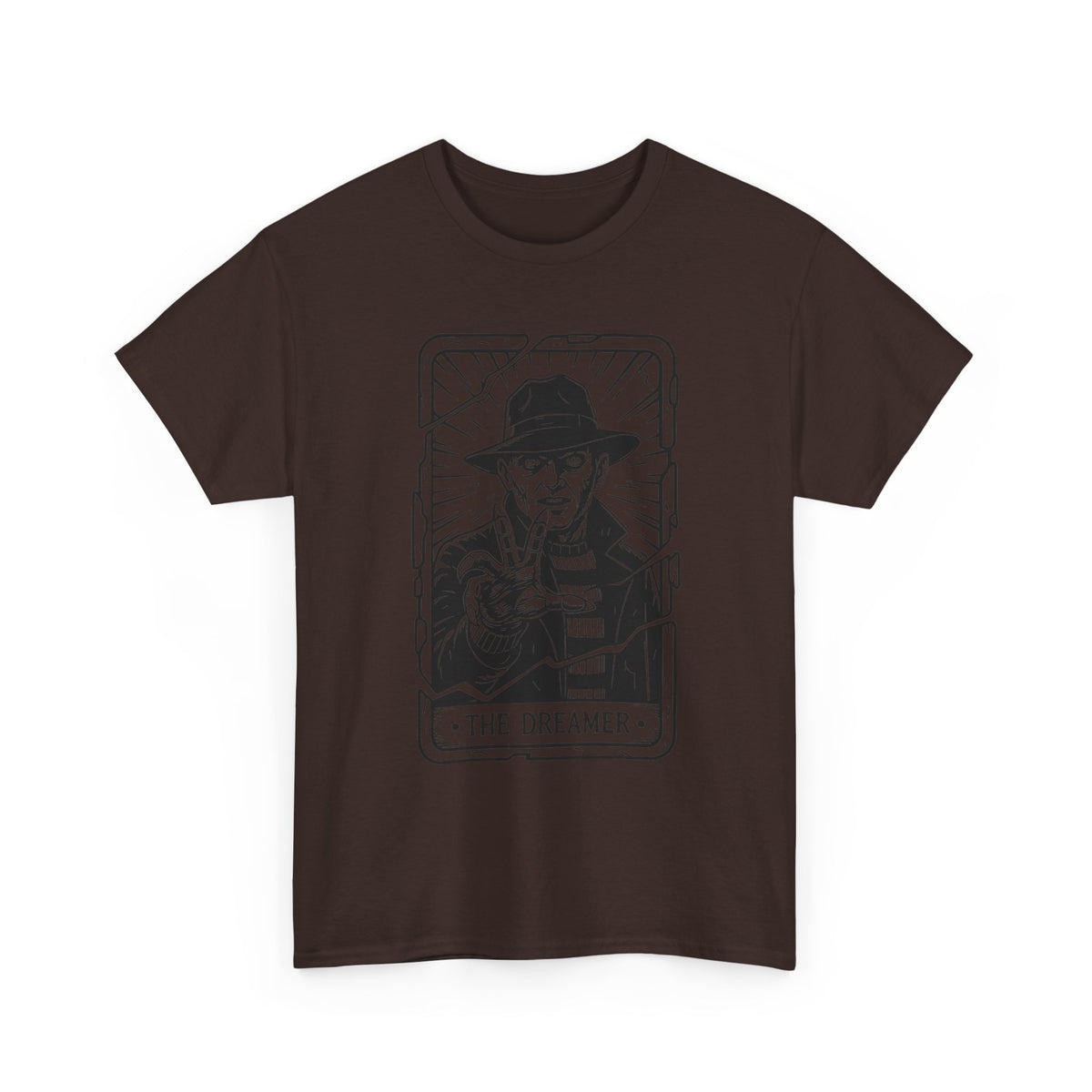 Dreamer Tarot Tee — Vintage Noir Illustration T-Shirt