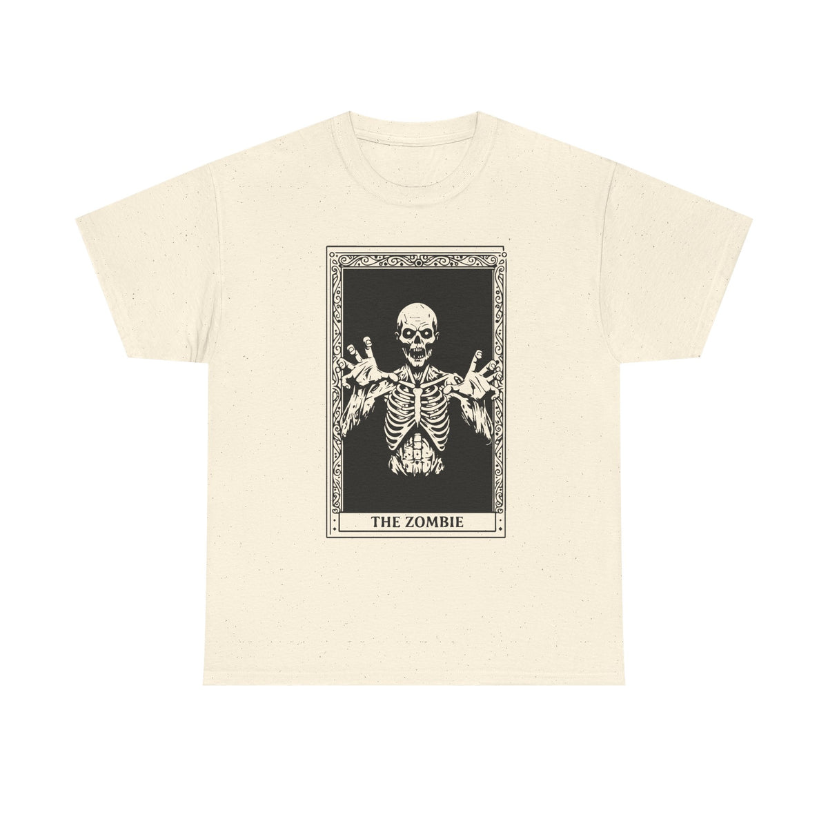 Zombie Tarot T‑Shirt — 'The Zombie' Skeletal Tarot Card Tee