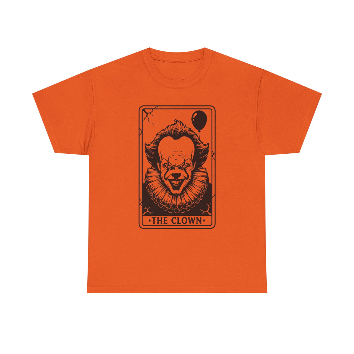 Horror Clown Tarot T-Shirt — 'The Clown' Graphic Tee