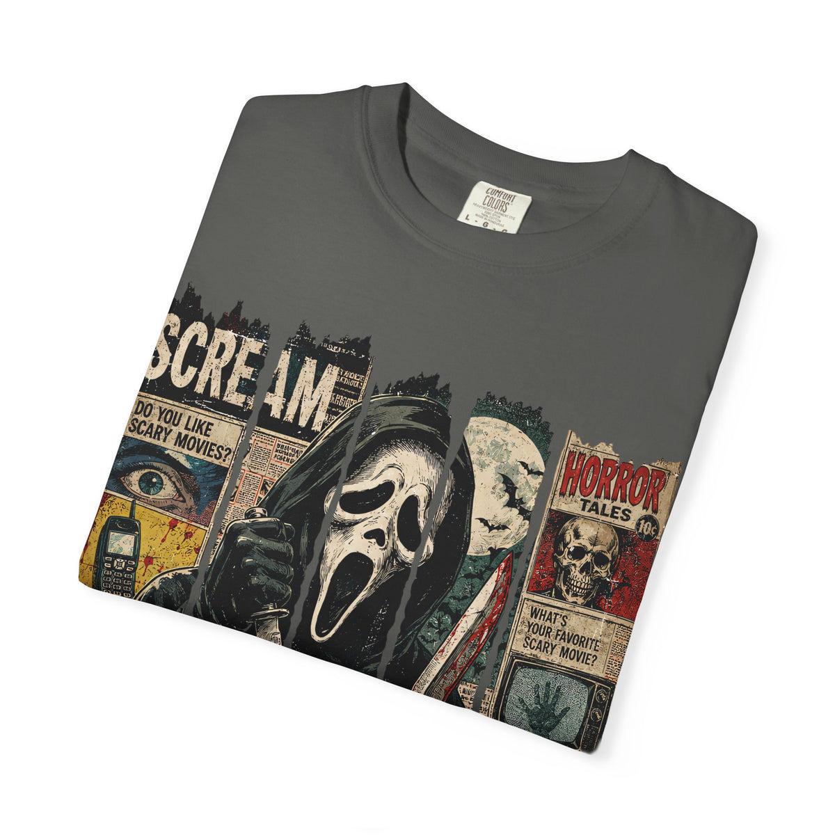 Scream 'Stay Scary' Horror Graphic T-Shirt