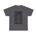 Tarot Wizard T-Shirt — Mystic Moon & Stars Occult Graphic Tee