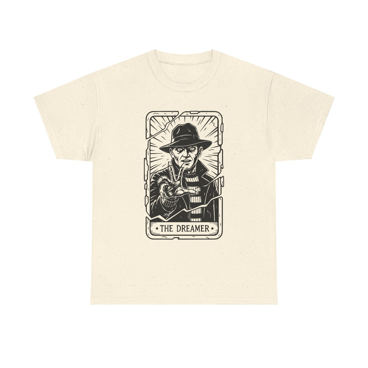Dreamer Tarot Tee — Vintage Noir Illustration T-Shirt