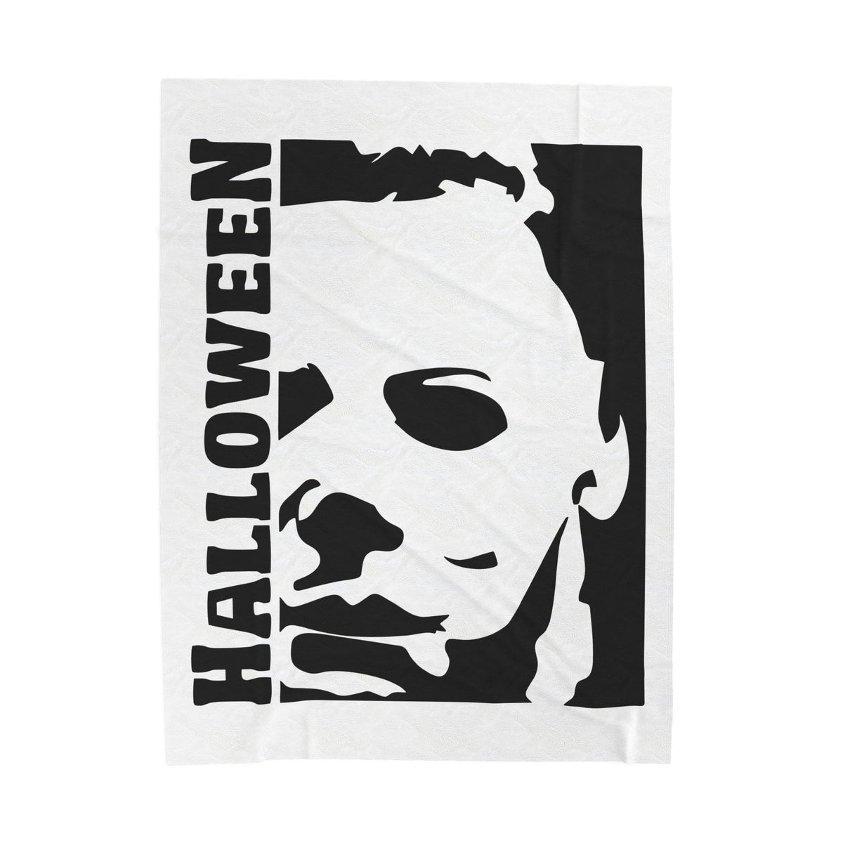 Halloween Michael Myers Velveteen Plush Blanket – Horror Movie Throw