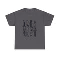 Knife Silhouette Tee — Black Blade Graphic T‑Shirt