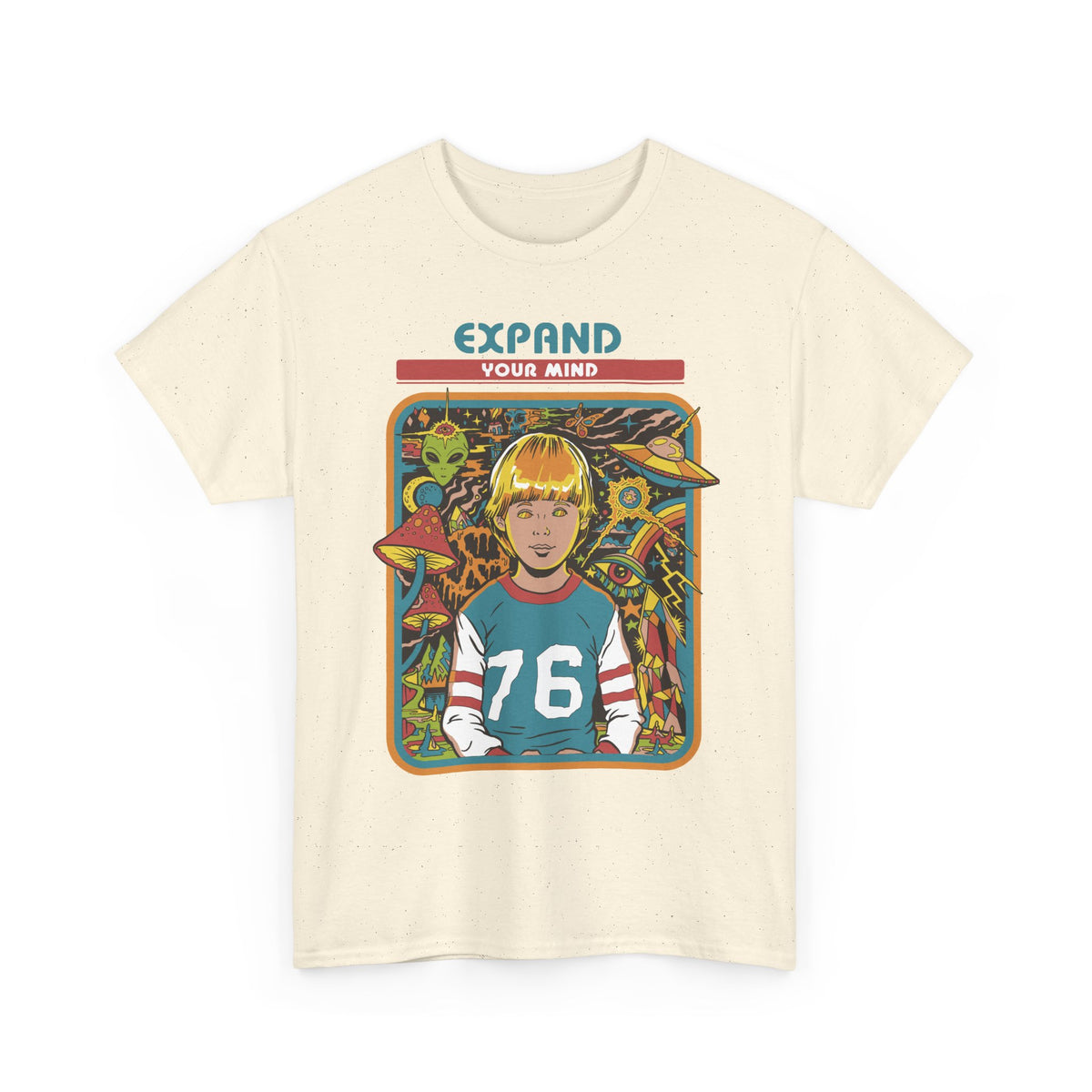 Retro 'Expand Your Mind' Tee — Vintage Sci‑Fi Graphic T-Shirt