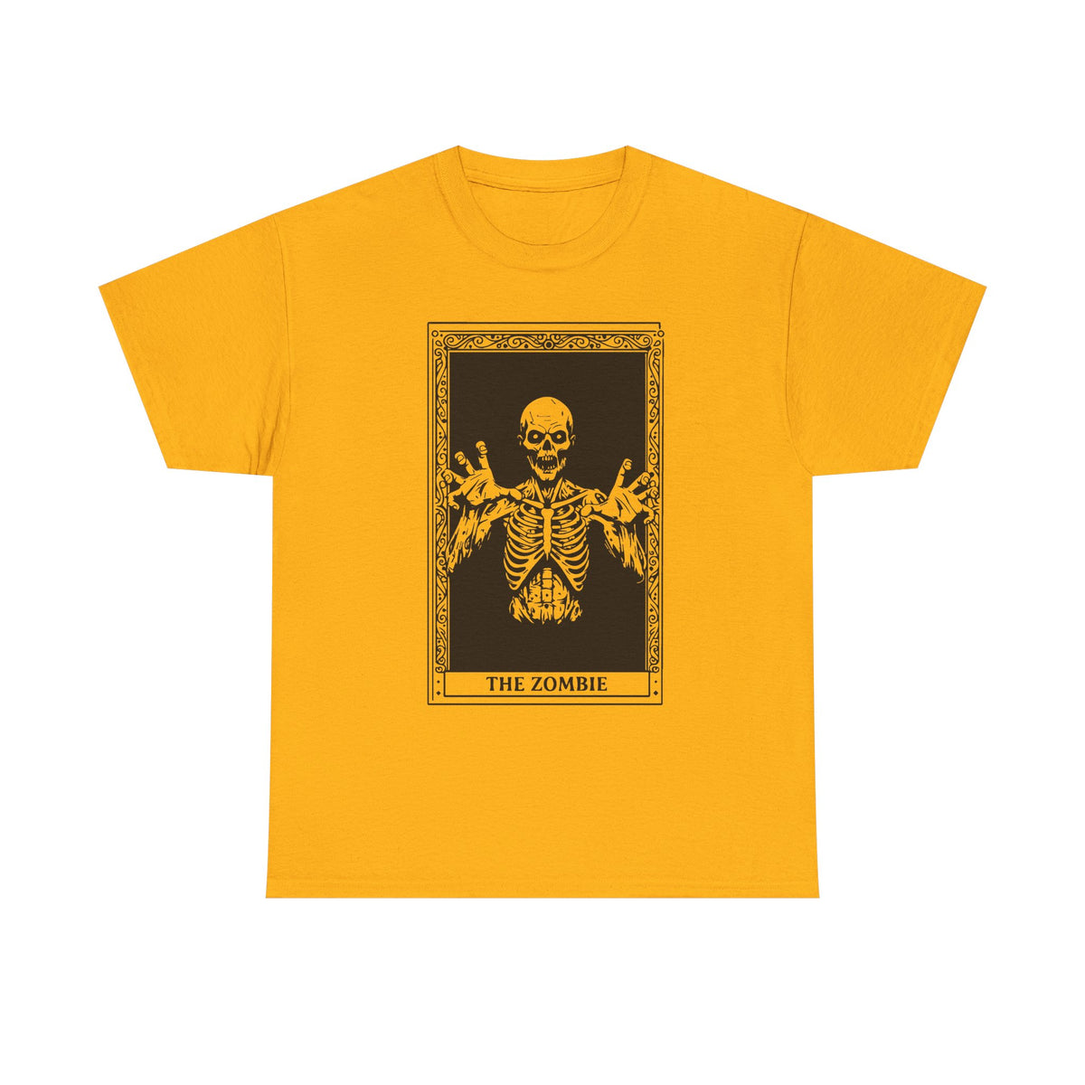 Zombie Tarot T‑Shirt — 'The Zombie' Skeletal Tarot Card Tee
