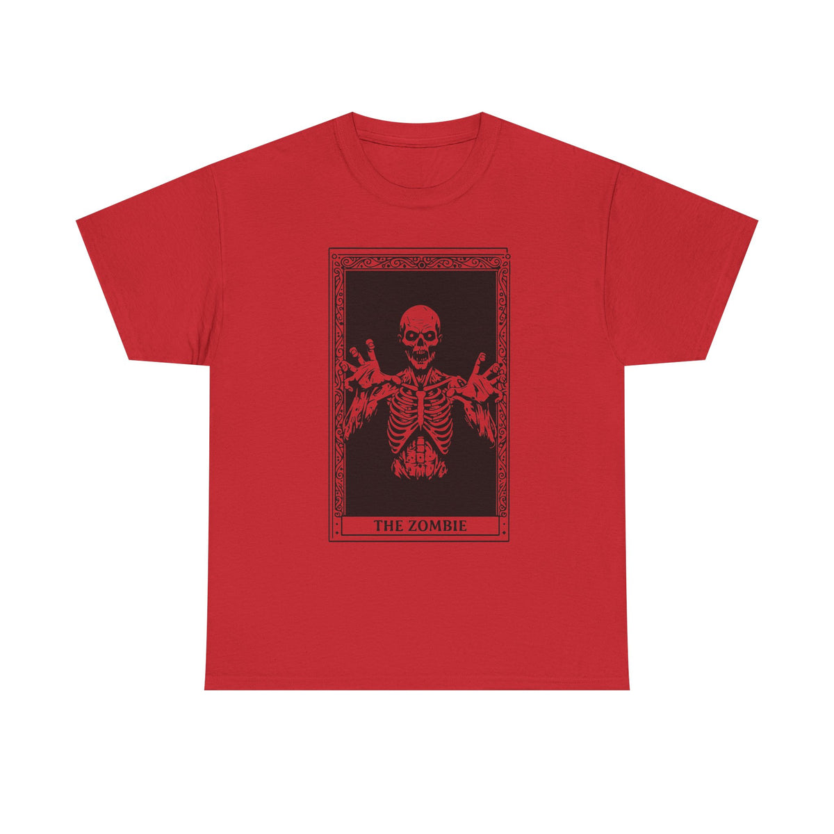 Zombie Tarot T‑Shirt — 'The Zombie' Skeletal Tarot Card Tee