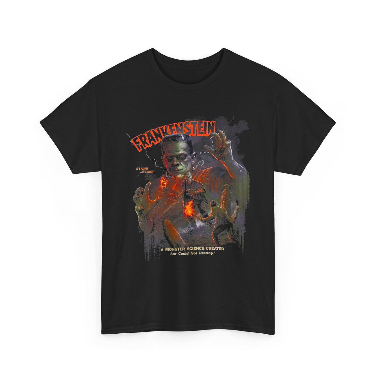 Frankenstein Vintage Horror T‑Shirt — Retro Monster Movie Graphic Tee