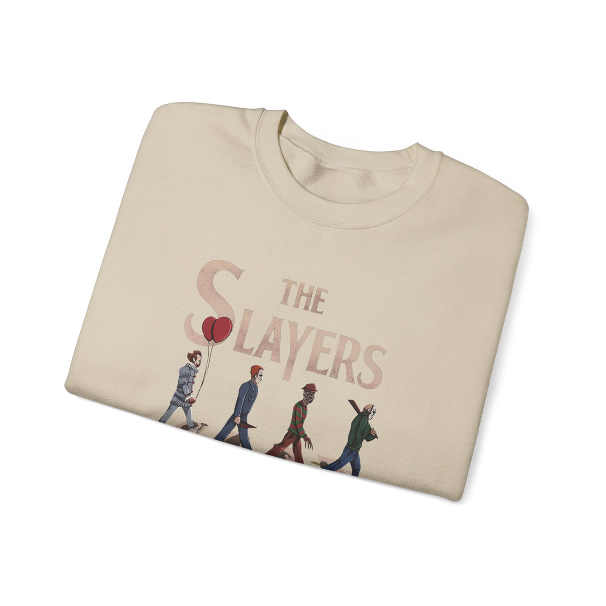 Sweatshirt — "The Slayers" Abbey Road Band Parody Crewneck
